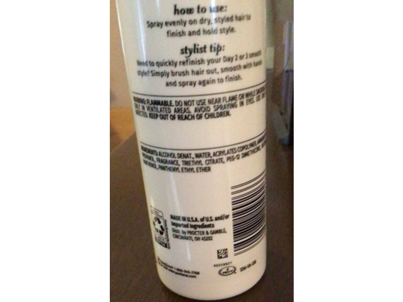 Pantene Lightweight Finish Non Aerosol Hairspray, Hold Level 2, 8.5 fl oz/252 mL