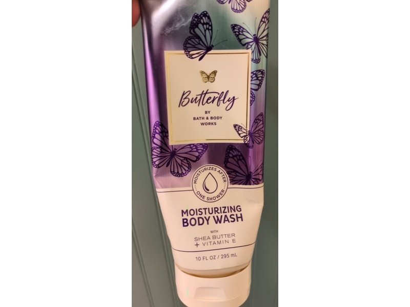 Bath & Body Works Butterfly Moisturizing Body Wash, Shea Butter + Vitamin E, 10 fl oz/295 mL