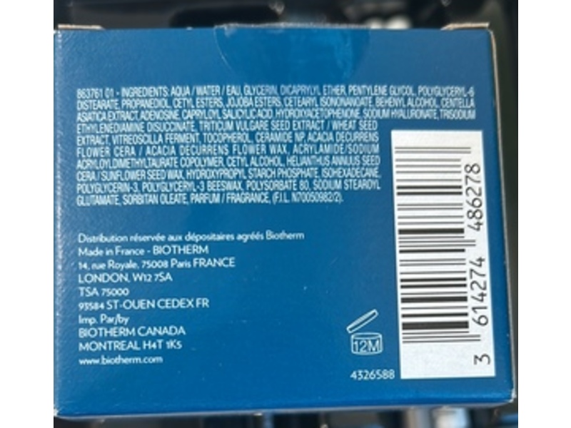 Biotherm Aquasource Hydra Barrier Cream, 1.69 fl oz/50 mL