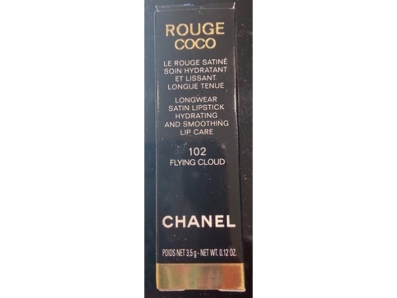 Chanel Rouge Coco Longwear Satin Lipstick, 102 Flying Cloud, 0.12 oz/3.5 g