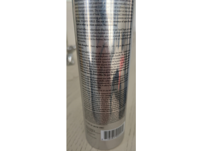 Oligo Professionnel Volumizing Shine Hairspray, Blacklight, 8.5 oz/240 g