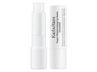 Karl&Hans Super Moisturizing Lip Balm, Unscented, 0.11 oz/3.5 g