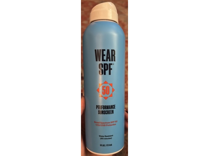 Wear SPF Performance Sunscreen Spray, SPF 50, 8 fl oz/177.4 mL