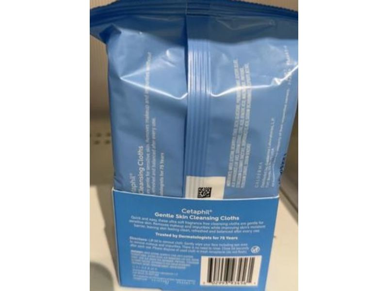 Cetaphil Gentle Skin Cleansing Cloths, Sensitive Skin, 25 Count