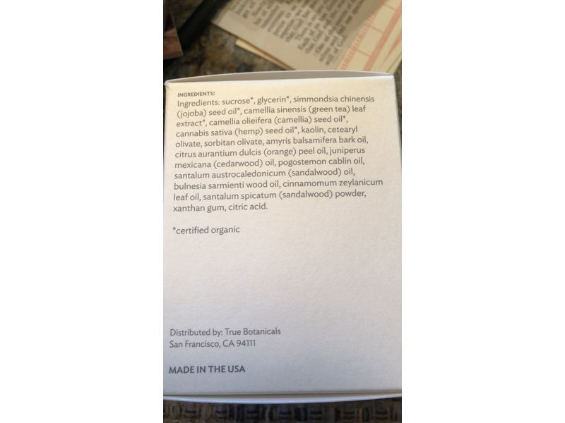 True Botanicals Body Love Pure Radiance Sugar Scrub, 8 oz/ 226 g