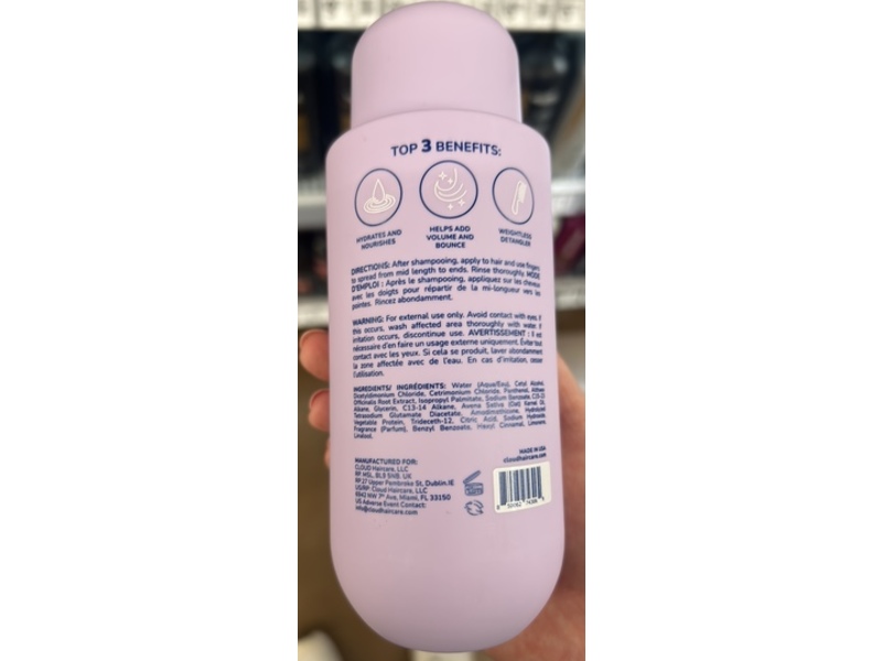 Cloud Lightweight Rinse, Marshmallow Extract, 12 fl oz/355 mL