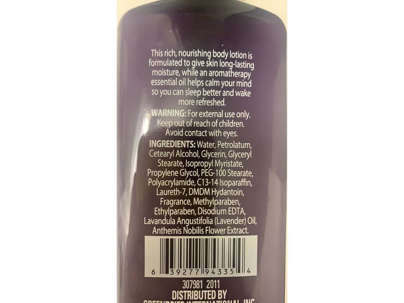 Aromatherapy Slumber Body Lotion, Lavender Chamomile, 10 fl oz/296 mL