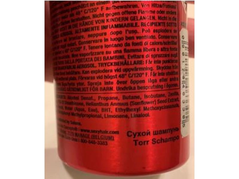 Sexy Hair Big Sexy Hair Dry Shampoo, 3.4 oz/150 mL