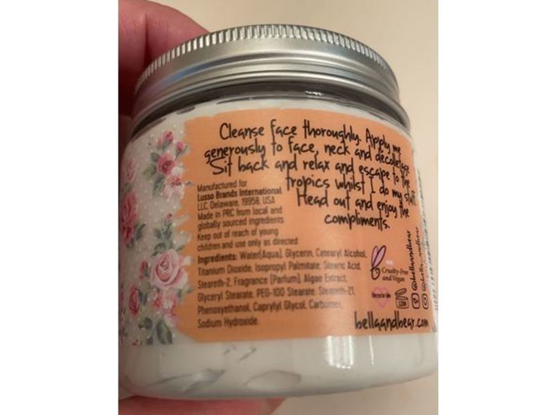 Bella And Bear The Tropics Face Mask, 6.76 fl oz/200 mL