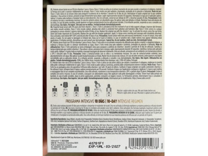 ISDIN Isdinceutics Flavo-C Forte Serum, 0.18 fl oz/53 mL