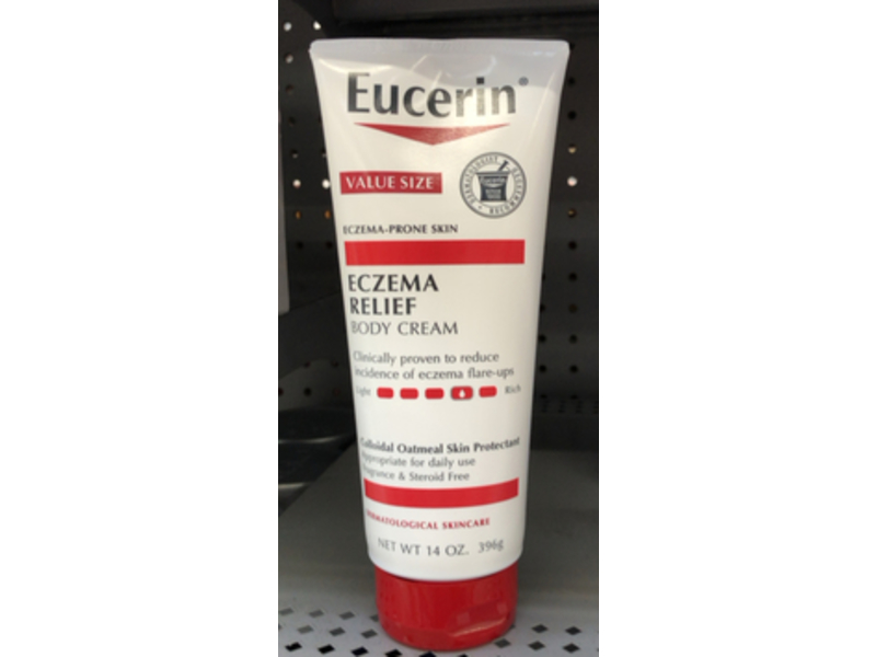 Eucerin Eczema Relief Body Cream, Colloidal Oatmeal, 14 oz/396 g