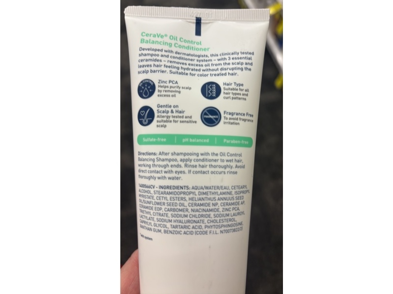 CeraVe Oil Control Balancing Conditioner, 9 fl oz/266 mL