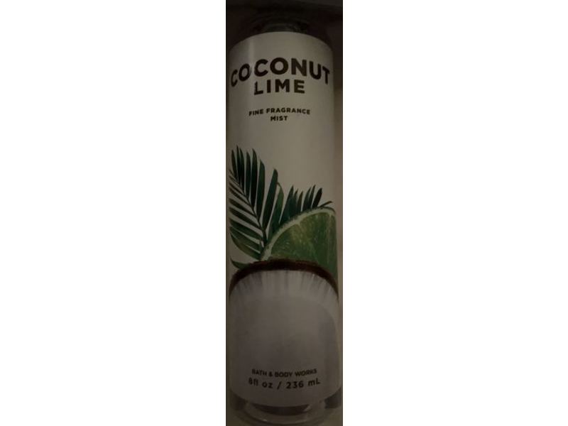 Bath & Body Works Fine Fragrance Mist, Cocunut Lime, 8 fl oz/236 mL
