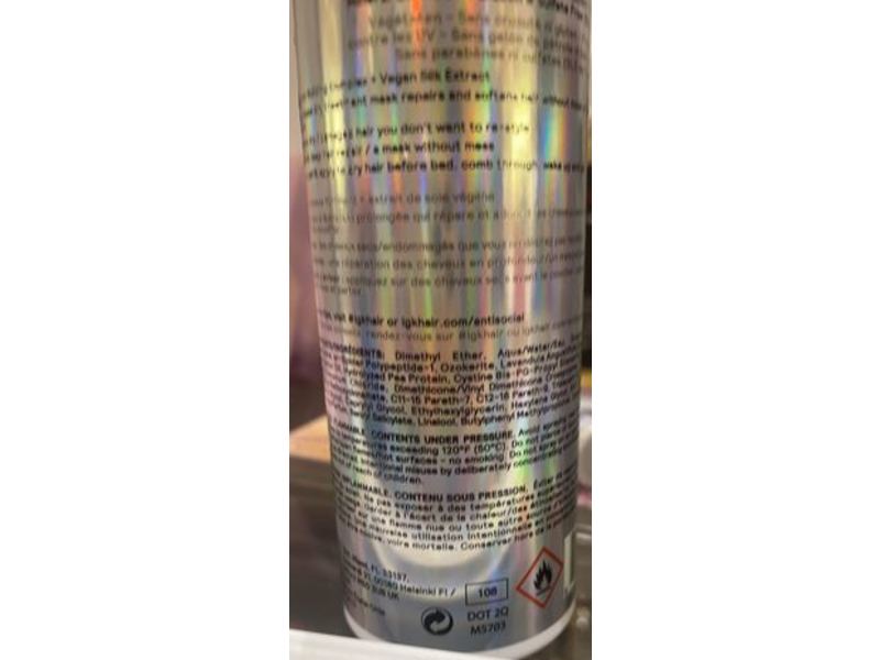 Igk Antisocial Overnight Bond-Building Dry Hair Mask, 1.7 oz