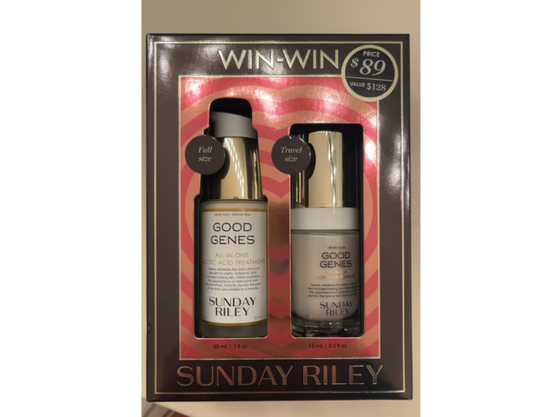 Sunday Riley Win Win Good Genes Lactic Acid Duo Skincare Set