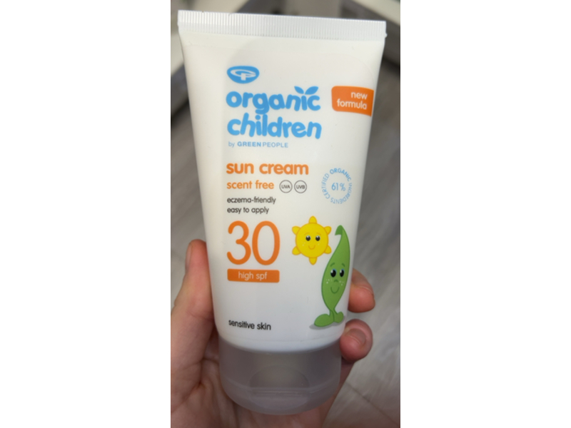 Green People Organic Children Sun Cream, SPF 30, 5 fl oz/150 mL