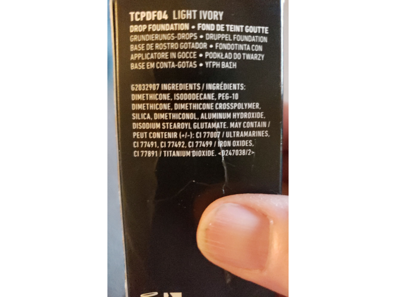 Nyx Professional Makeup Total Control Pro Drop Foundation, Light Ivory, 0.43 fl oz