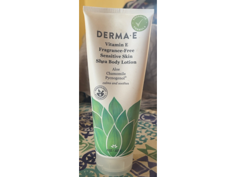 Derma E Shea Body Lotion, Aloe + Chamomile, 8 oz/227 g