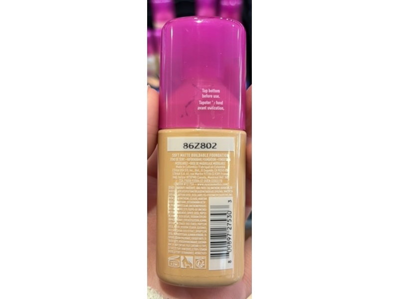 Nyx Professional Makeup Make 'Em Wonder Soft Matte Buildable Foundation, 16 Natural Beige, 1.01 fl oz/30 mL