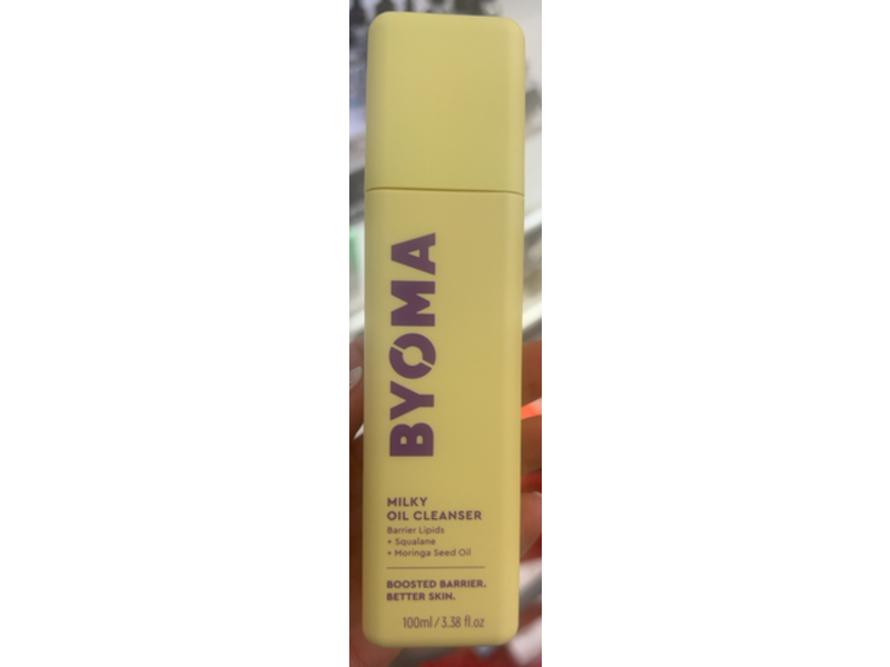 Byoma Milky Oil Cleanser, Squalane + Moringa Seed Oil, 3.38 fl oz/100 mL