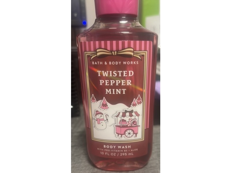 Bath & Body Works Body Wash, Twisted Pepper Mint, 10 fl oz/295 mL