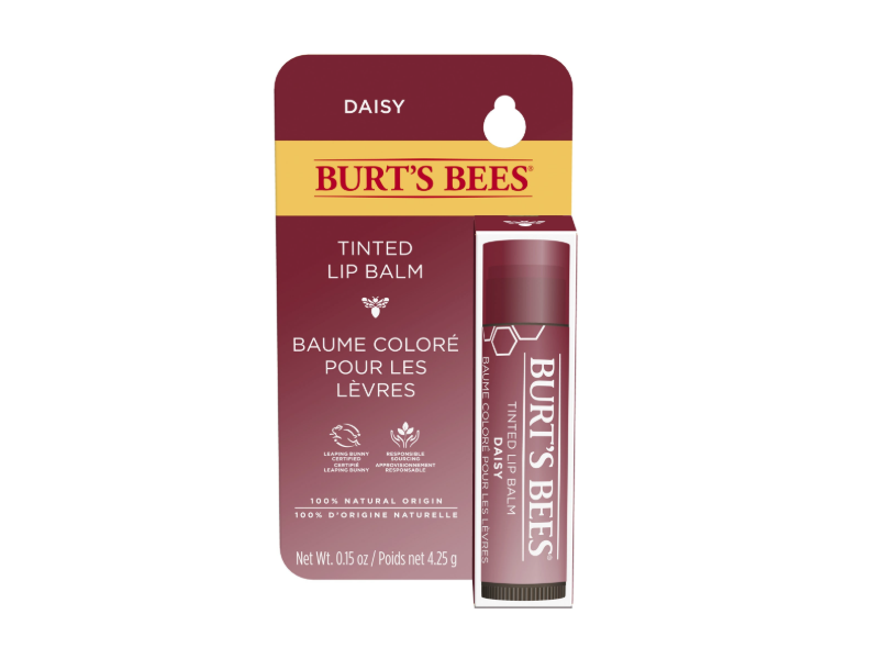 Burt's Bees Tinted Lip Balm, Daisy Blister, 0.15 oz/4.25 g