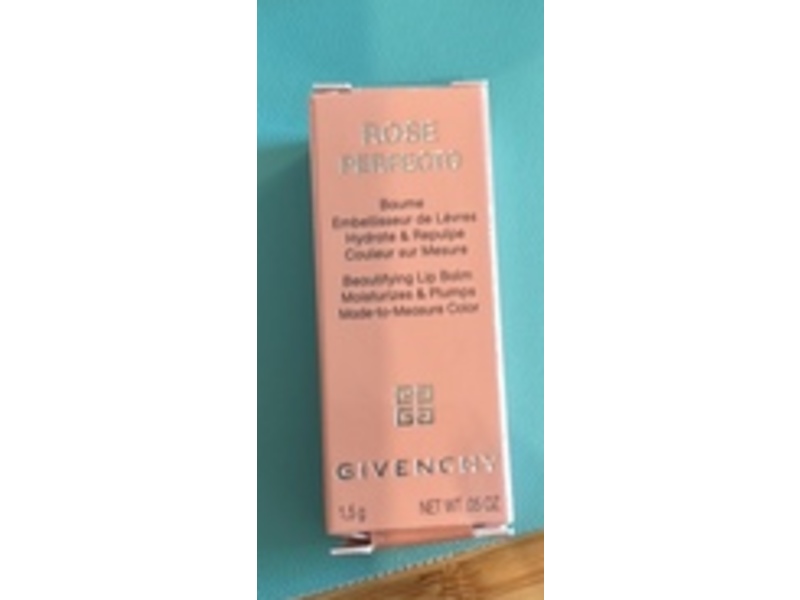 Givenchy Rose Perfecto Lip Balm, 001 Pink Irresistible, 0.05 oz/1.5 g