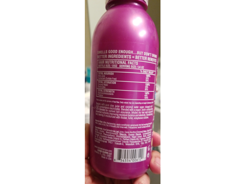 Real Raw Smoothie Thick & Full Conditioner, Biotin Boost, 12 fl oz/355 mL