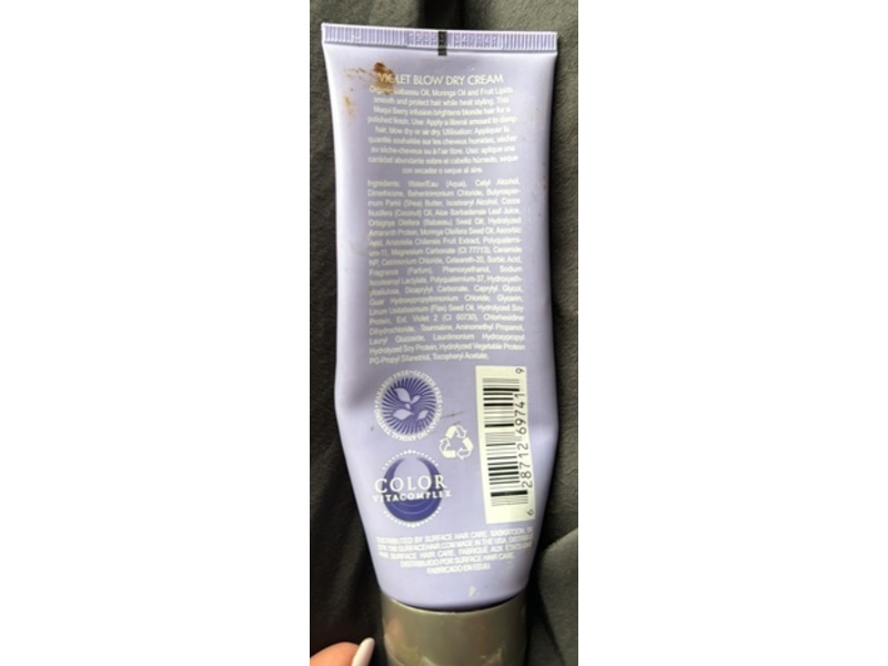 Surface Violet Blow Dry Cream, 4 fl oz/118 mL