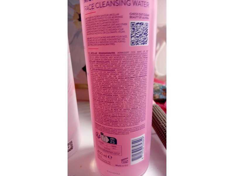 Clean Beauty Miracle Water Micellar Face Cleansing, 400 mL