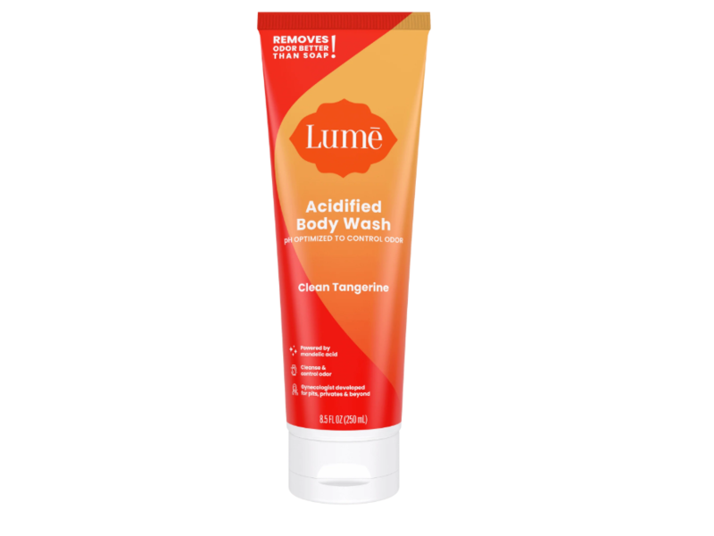 Lume Acidified Body Wash, Clean Tangerine, 8.5 fl oz/ 250 mL