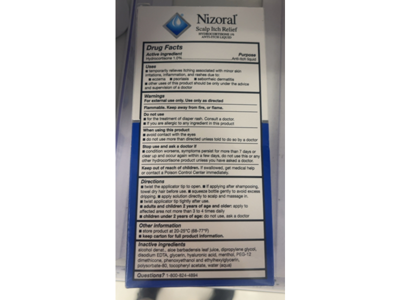 Nizoral Scalp Itch Relief Liquid, 2 fl oz/60 mL