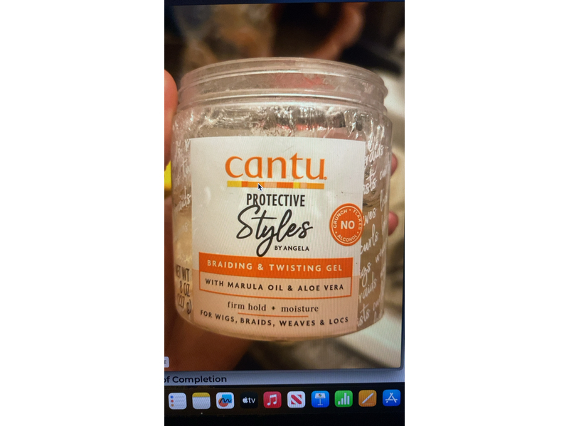 Cantu Braiding & Twisting Gel, Marula Oil & Aloe Vera, 8 oz/227 g