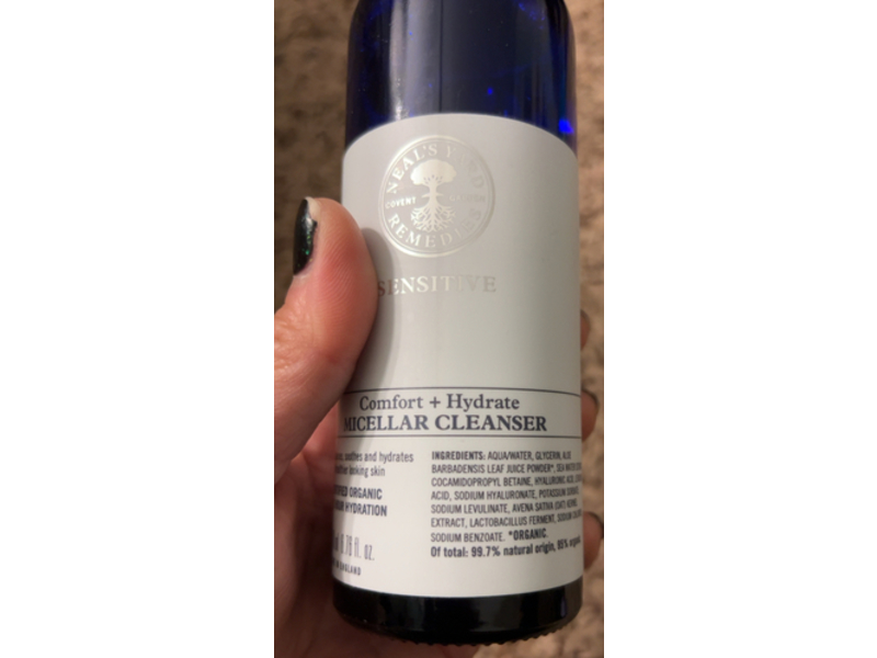 Neal's Yard Remedies Sensitive Comfort + Hydrate Micellar Cleanser, 6.76 fl oz/200 mL