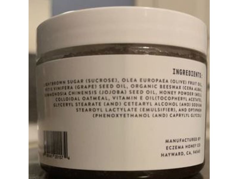 Eczema Honey Brown Sugar Face Scrub, 6 oz/170.09 g