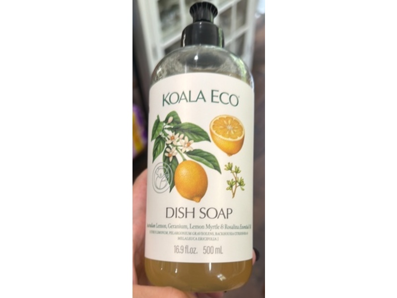 Koala Eco Dish Soap, Lemon, Geranium, Lemon Myrtle & Rosalina, 16.9 fl oz/500 mL