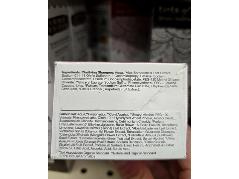 Tints Of Nature Henna Cream, Dark Brown, 2.46 fl oz/70 mL