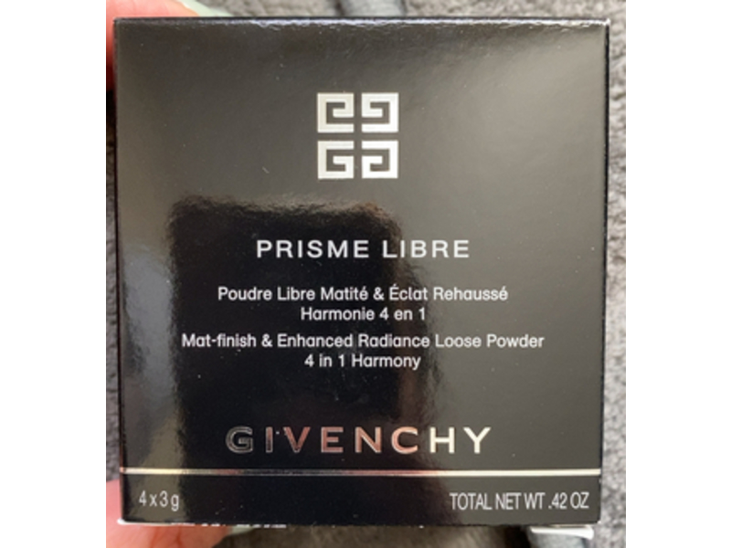 Givenchy Prisme Libre 4 In 1 Harmony Mat-Finished Radiance Loose Powder, 4 Mousseline Acidulee, 0.42 oz