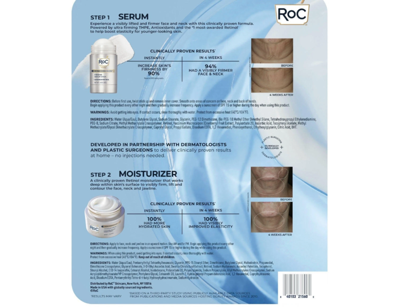 ROC Derm Correxion Firming Serum Stick + Contour Cream Kit