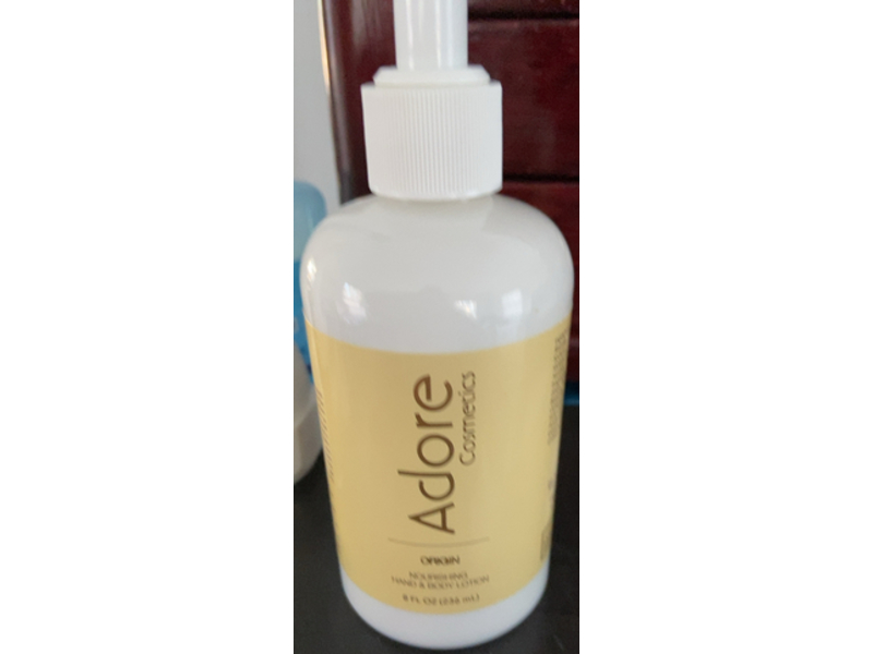 Adore Cosmetics Nourishing Hand & Body Lotion, Origin, 8 fl oz/236 mL, Pack Of 3