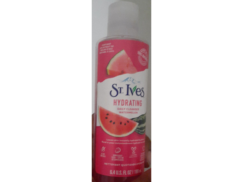St Ives Hydrating Daily Cleanser, Watermelon, 6.4 fl oz/189 mL