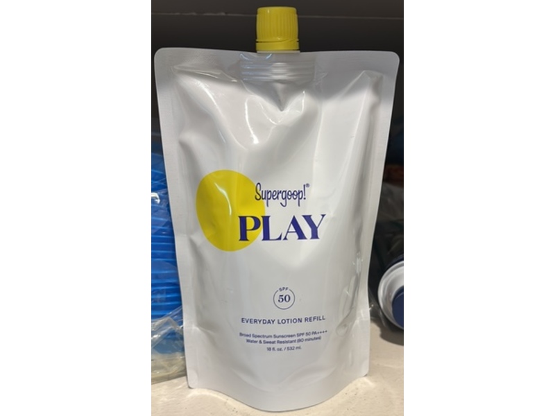 Supergoop! Play Everyday Lotion Refill, SPF 50, 18 fl oz/532 mL