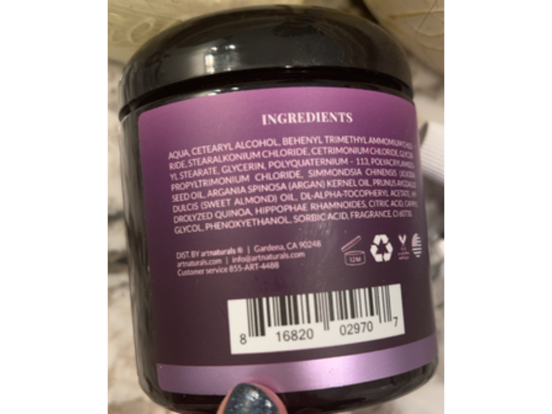 Artnaturals Blonde Purple Hair Mask, 8 oz/226 g