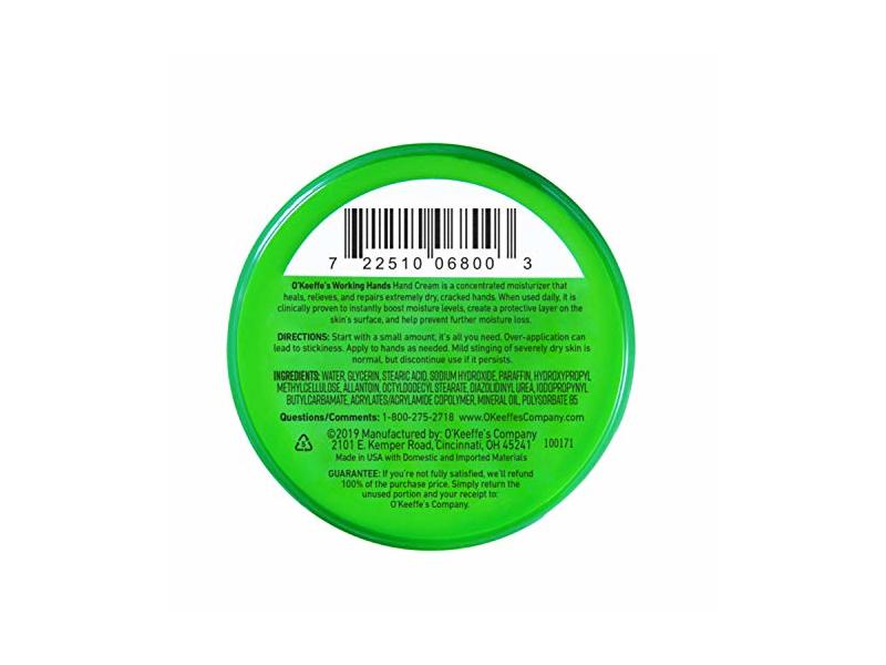 O'Keeffe's Working Hands Hand Cream, 6.8 oz/193 g