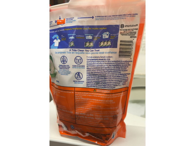 Tide PODS Light Laundry Detergent, Ocean Mist Scent, 27 fl oz/771 g, 31 Count