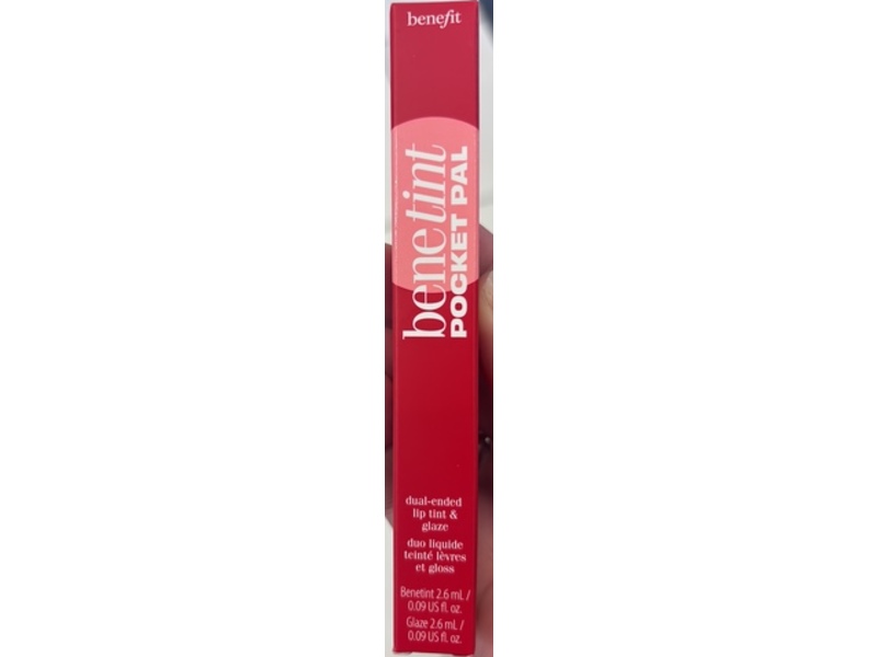 Benefit Benetint Pocket Pal Lip Tint & Glaze, Original Rose, 0.09 fl oz/2.6 mL