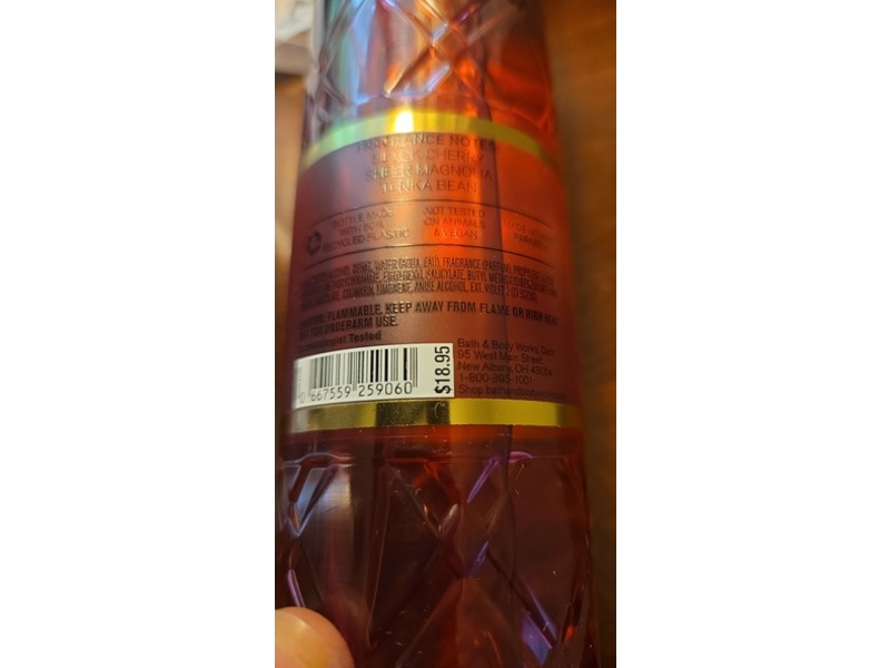 Bath & Body Works Oh Cherry Fine Fragrance Mist, 8 fl oz/236 mL