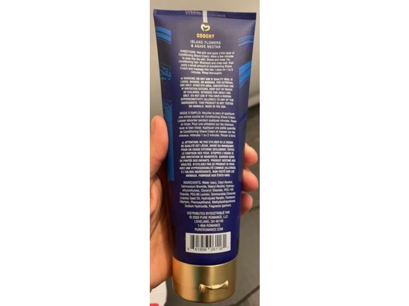 Pure Romance Capri Dream Conditioning Shave Cream, 8 fl oz/240 mL