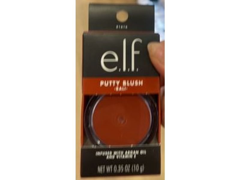 e.l.f. Cosmetics Putty Blush, Argan Oil And Vitamin E, Bali, 0.35 oz/10 g