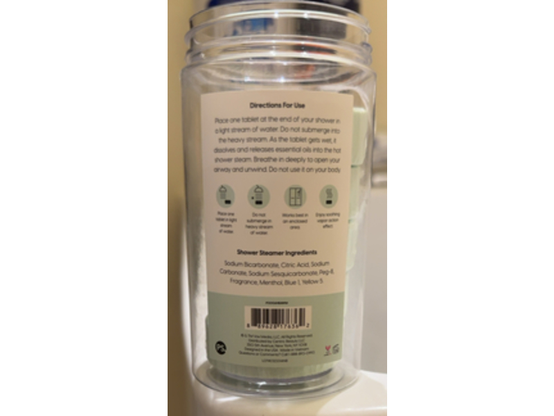 Popsugar Shower Steamers, Eucalyptus, 6.35 oz/180 g